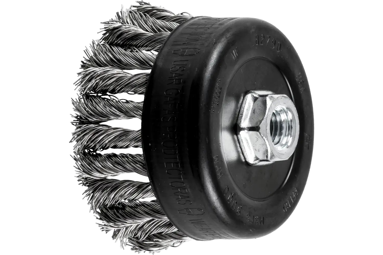 Picture of Pferd Combitwist® Knot Wire Cup Brush 4" Dia. .023 Stainless Steel 5/8-11" Thread